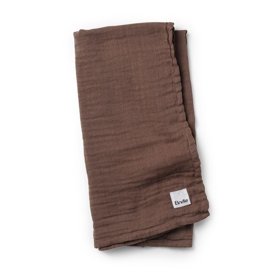 Elodie Bamboo Muslinfilt Chocolate