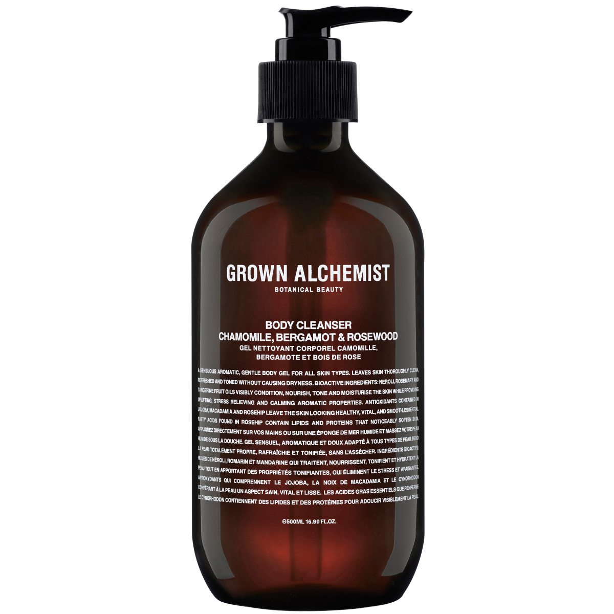 Grown Alchemist Body Cleanser Chamomile, Bergamott & Rosewood 500 ml
