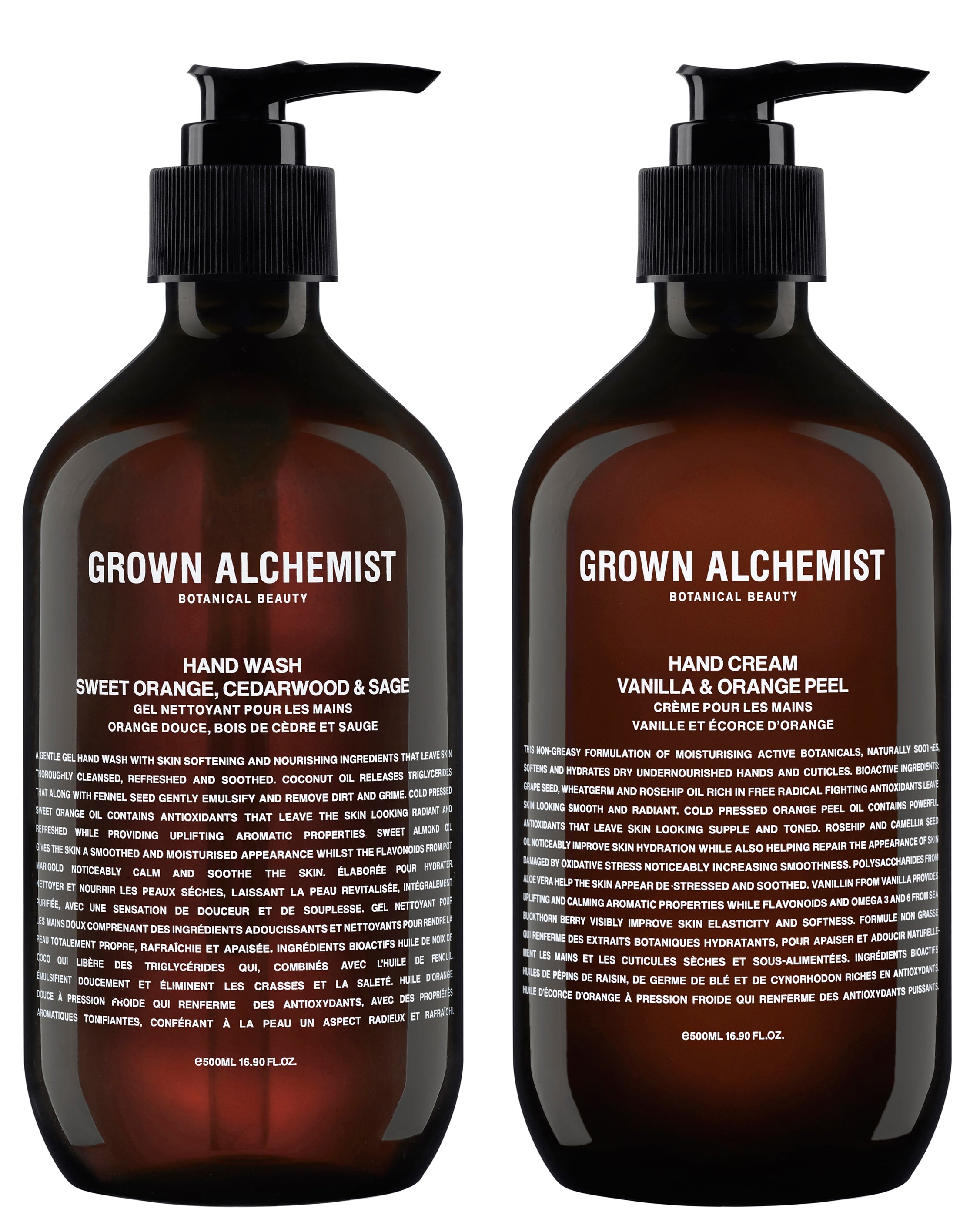 Grown Alchemist Twin Set Hand Wash & Hand Cream 2x500 ml