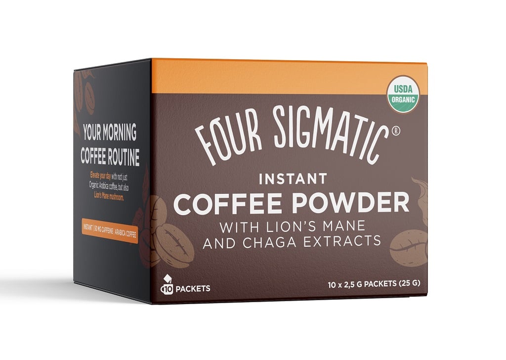 Four Sigmatic Kaffe Instant Lion's Mane & Chaga 10 påsar