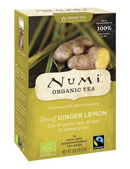 Numi Te Ingefära Citron Koffeinfritt 16 st
