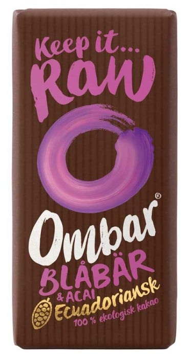 Ombar Choklad Acai & Blåbär 35 g