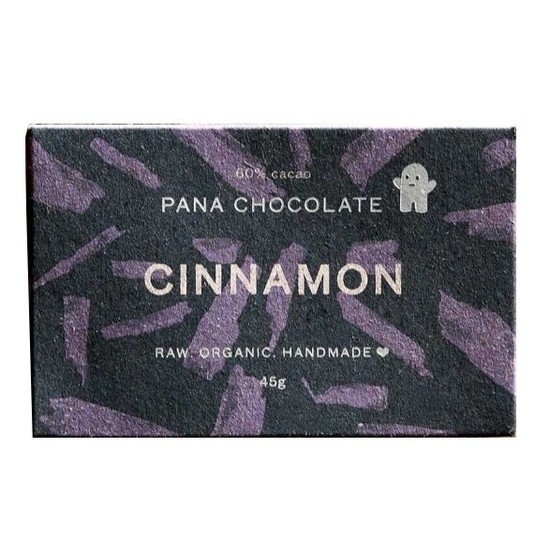 Pana Chocolate Choklad Raw Mörk 60% Kanel 45 g