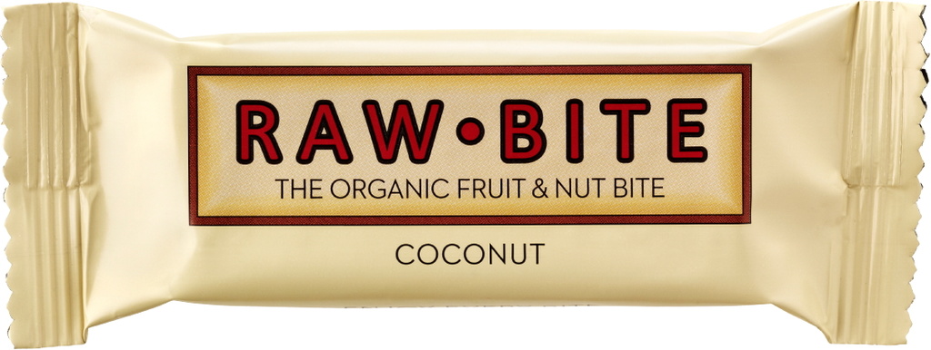 Rawbite Raw Frukt- & Nötbar Kokos 50 g