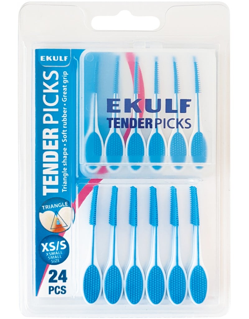 Ekulf TenderPicks XS/S 24 st Blå