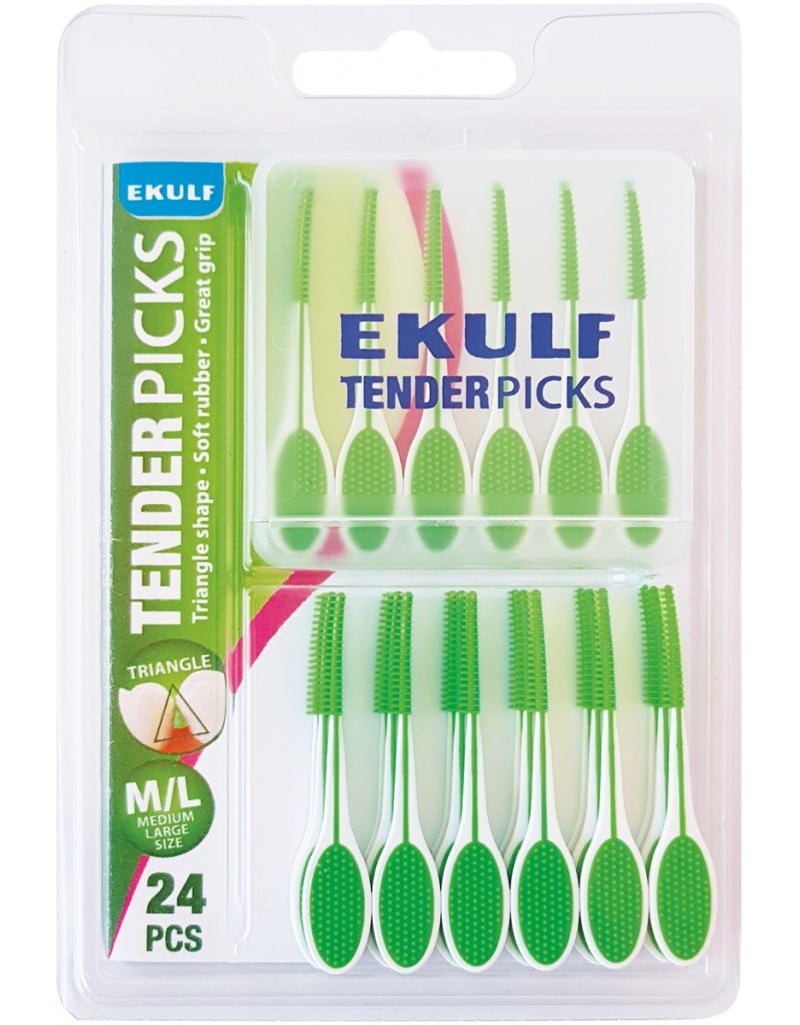 Ekulf TenderPicks M/L 24 st Grön