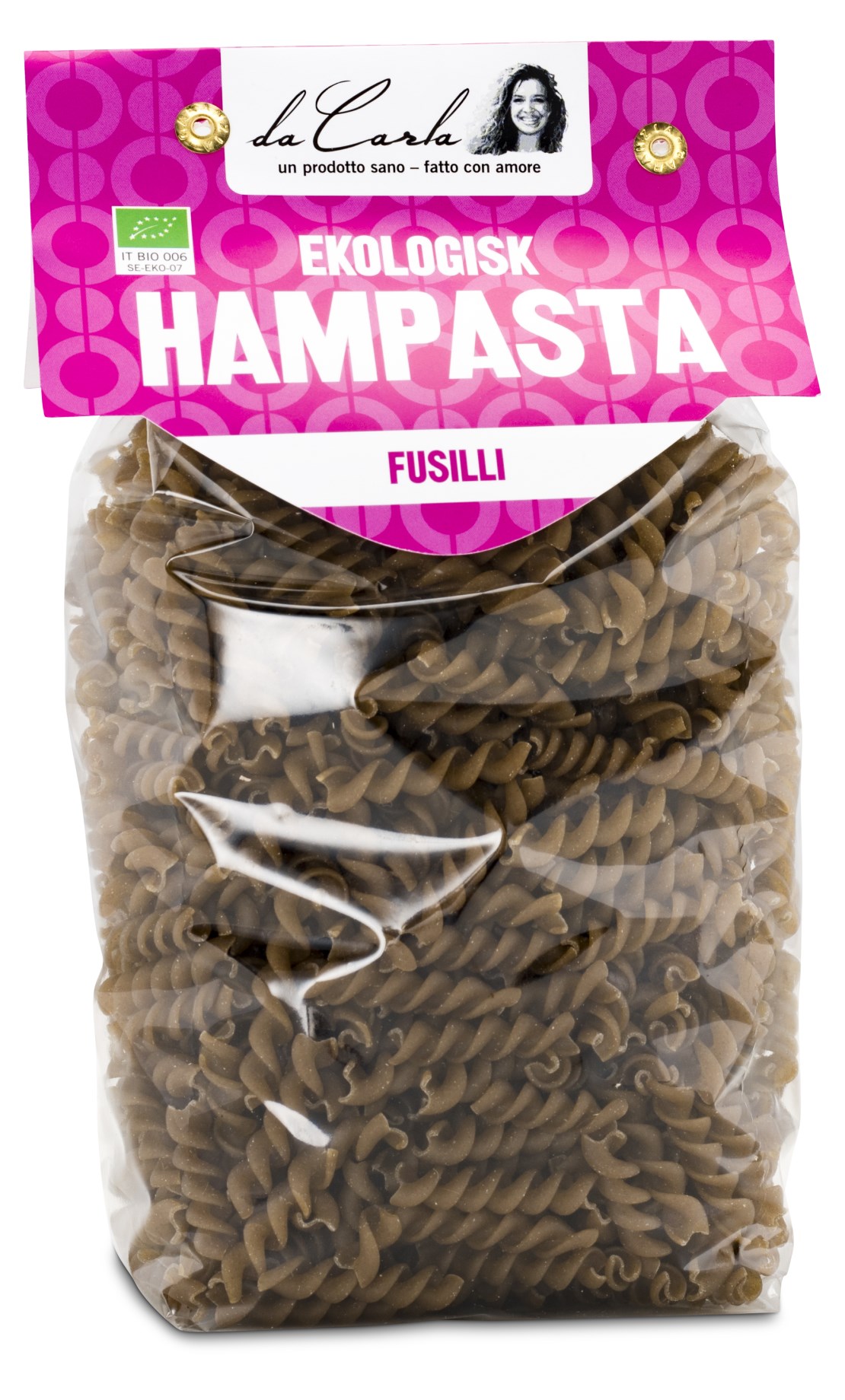 Da Carla Hampa Pasta Fusilli 350 g