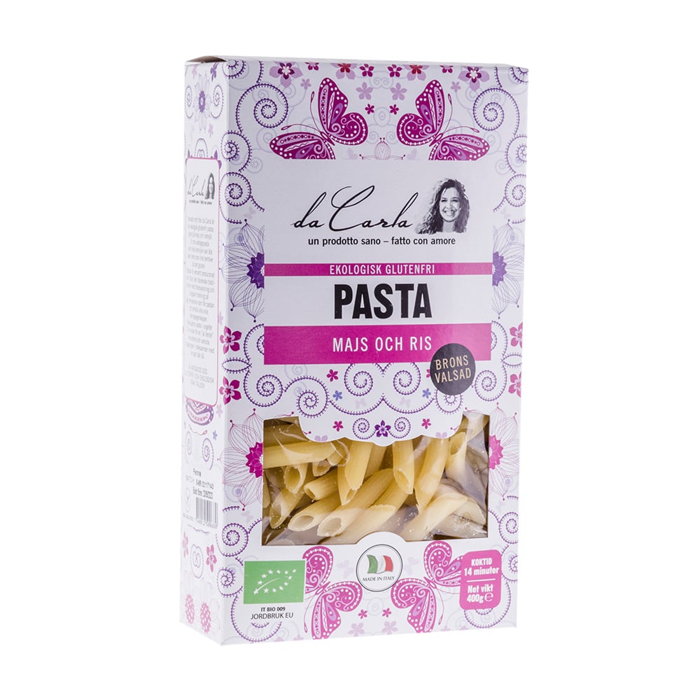 Da Carla Majs Ris Penne 400 g