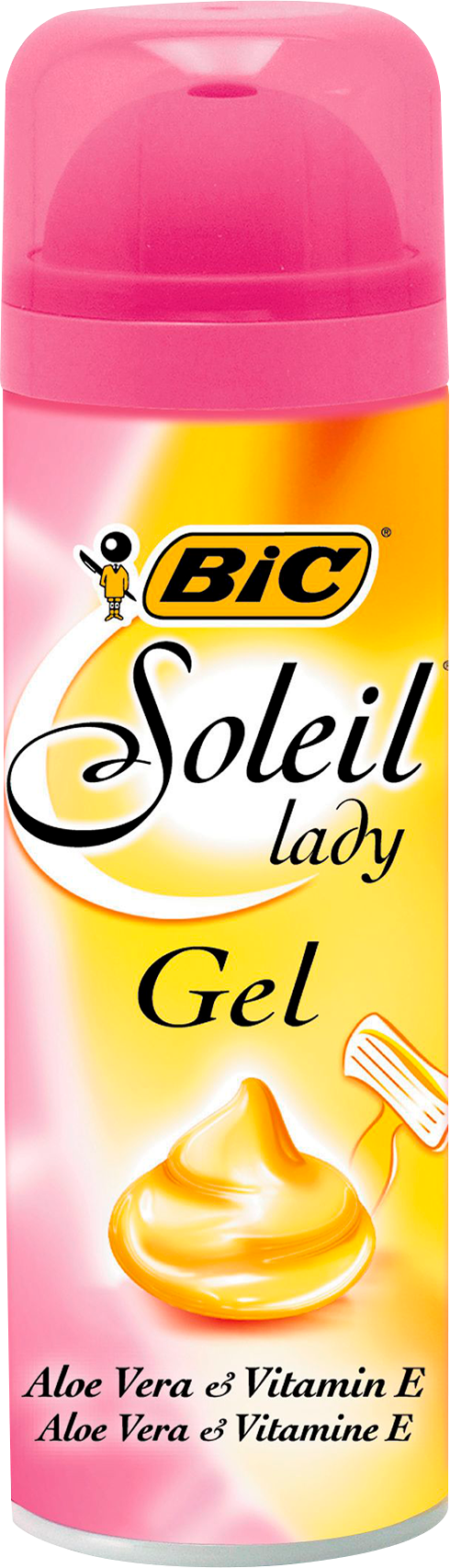 BIC Soleil Lady Gel Pink 150 ml