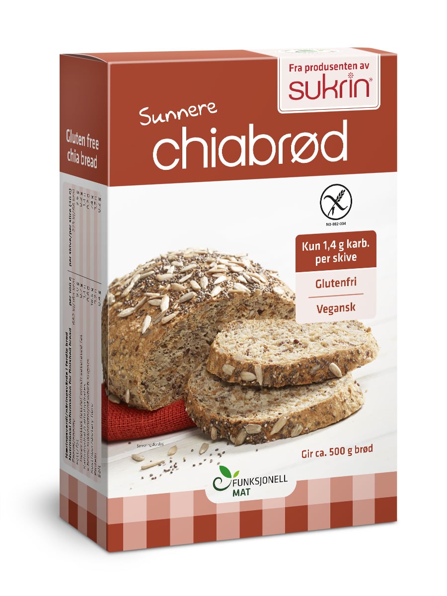 Sukrin Brödmix med Chia och Hampa 250 g