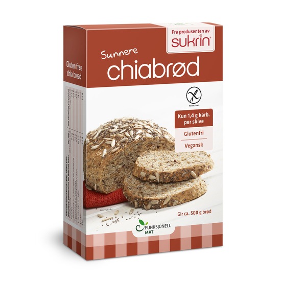 Sukrin Brödmix med Chia och Hampa 250 g