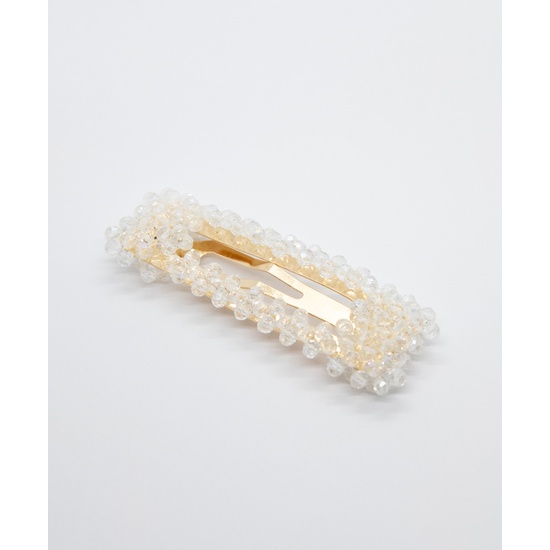 Add a Little Something Hair Clip Crystal White