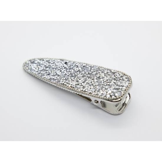 Add a Little Something Hair Clip Glitter Silver
