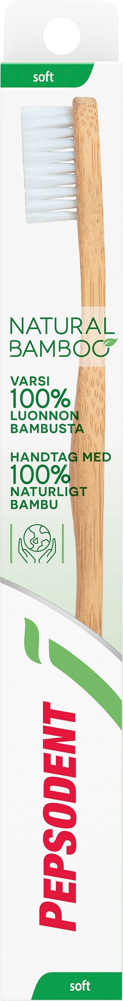 Pepsodent Tandborste Natural Bamboo 1-pack