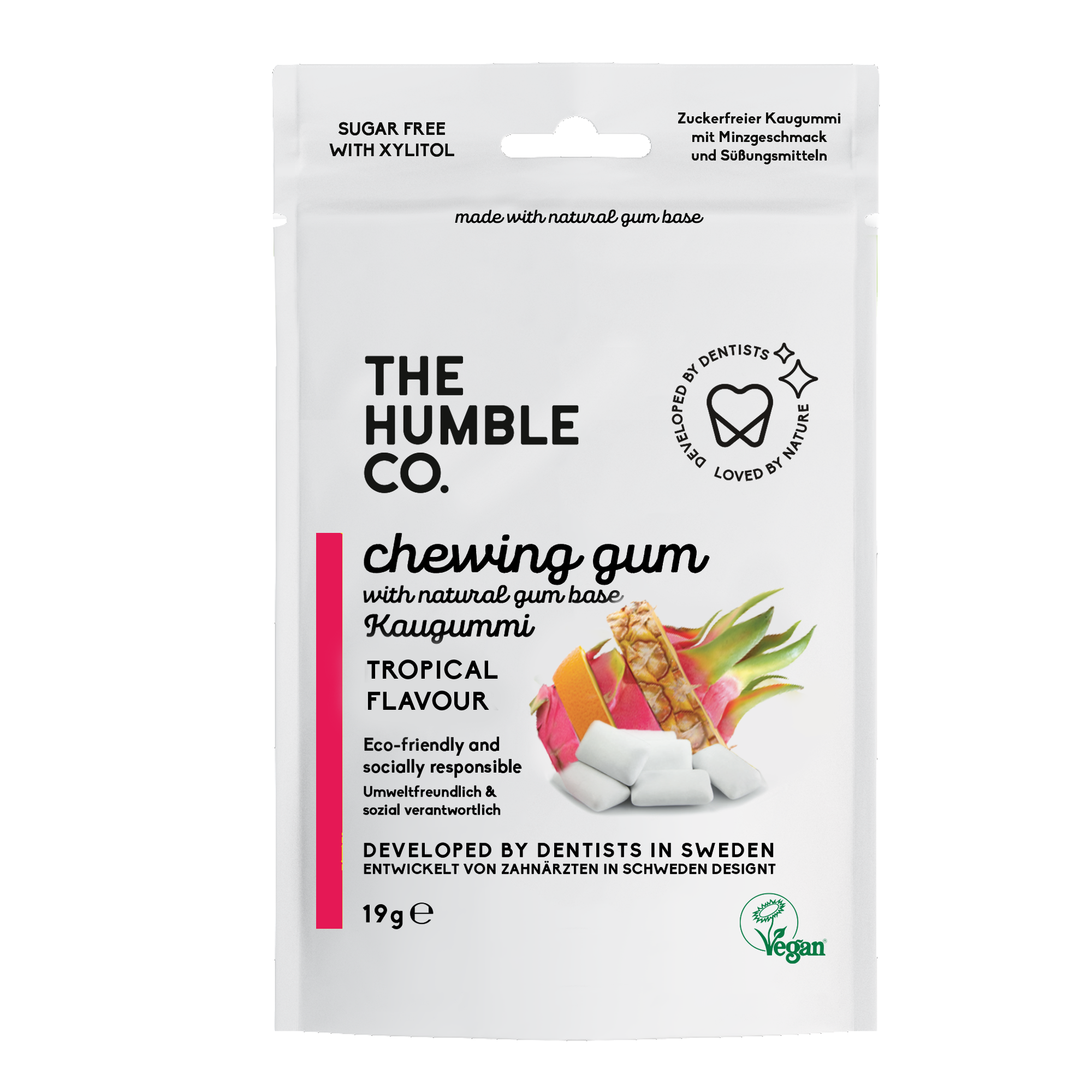 Humble Chewing Gum Tropical Fruits 10 st