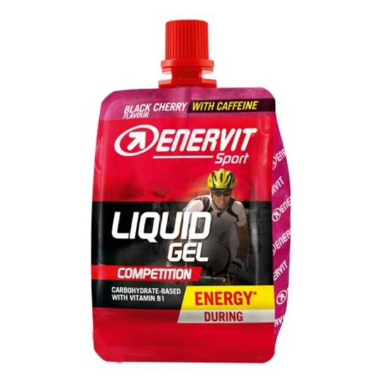 Enervit Sport Liquid Gel Koffein Körsbär 60 ml