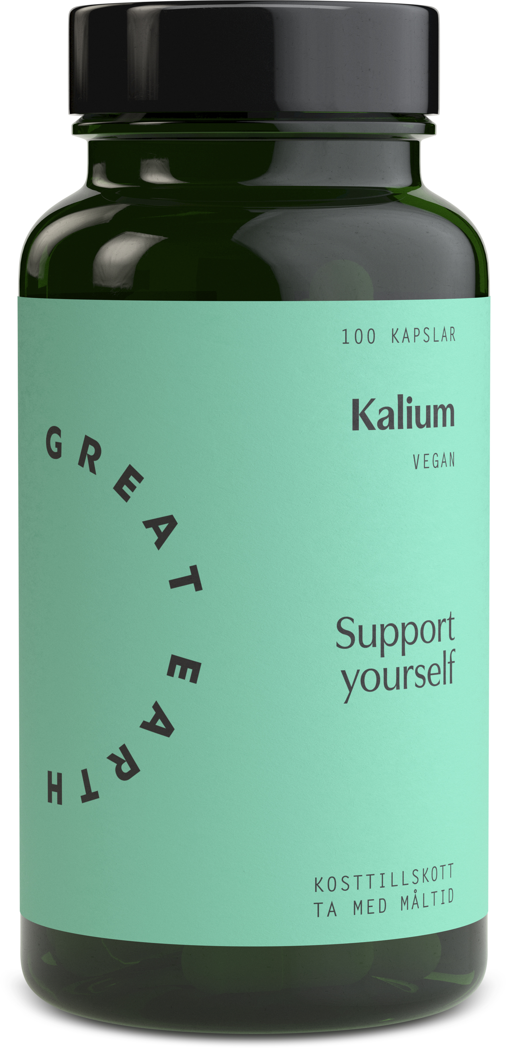 Great Earth Kalium 99 mg 100 st kapslar