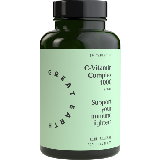 Great Earth C-Vitamin Complex 1000 60 tabletter