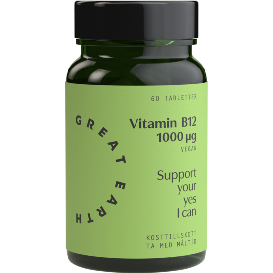 Great Earth B-12 1000 mcg 60 tabletter