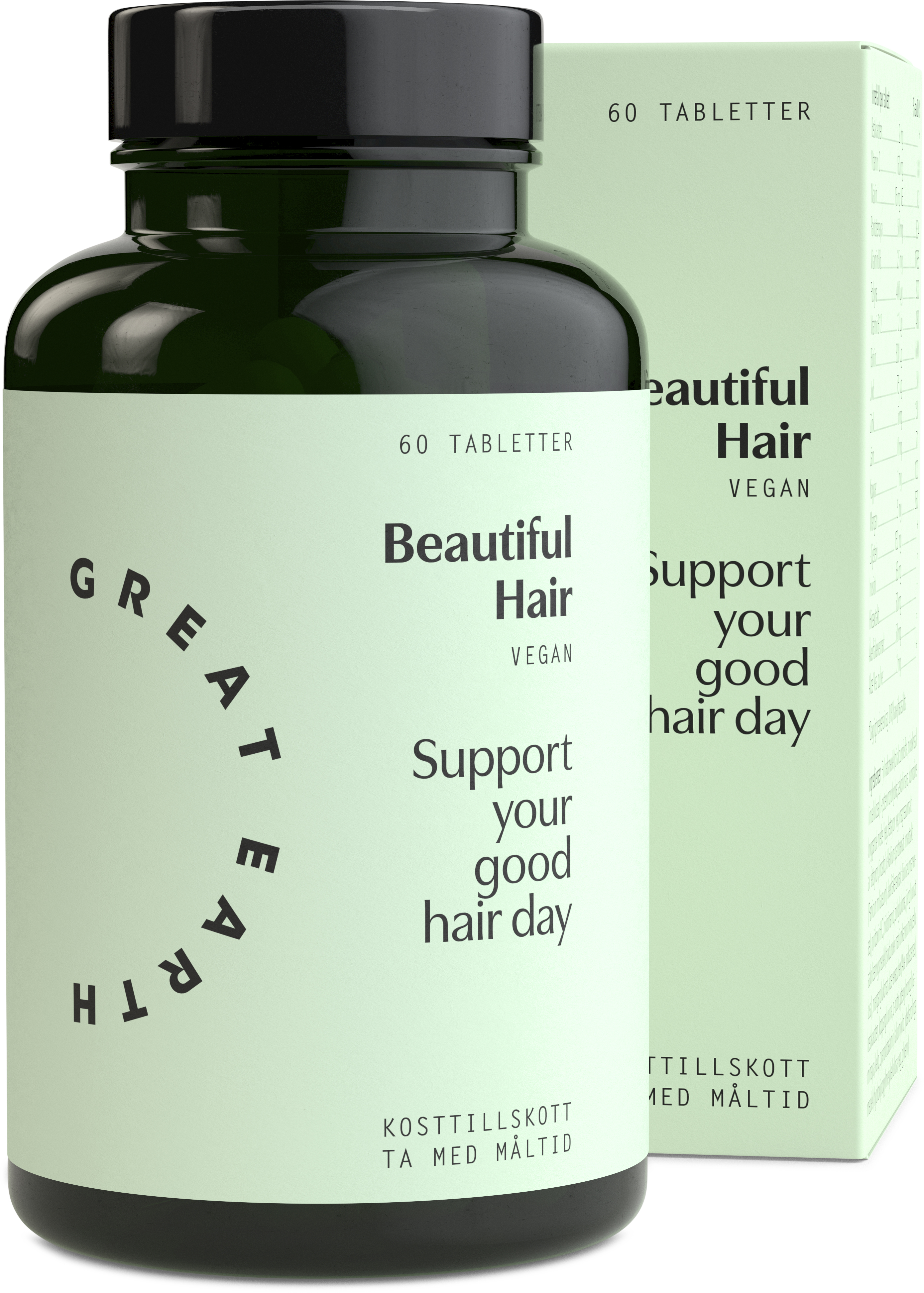 Great Earth Beautiful Hair 60 tabletter