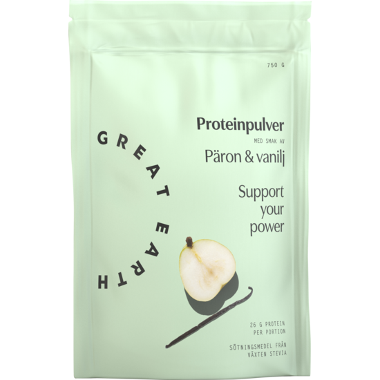 Great Earth Proteinpulver Päron 750 g