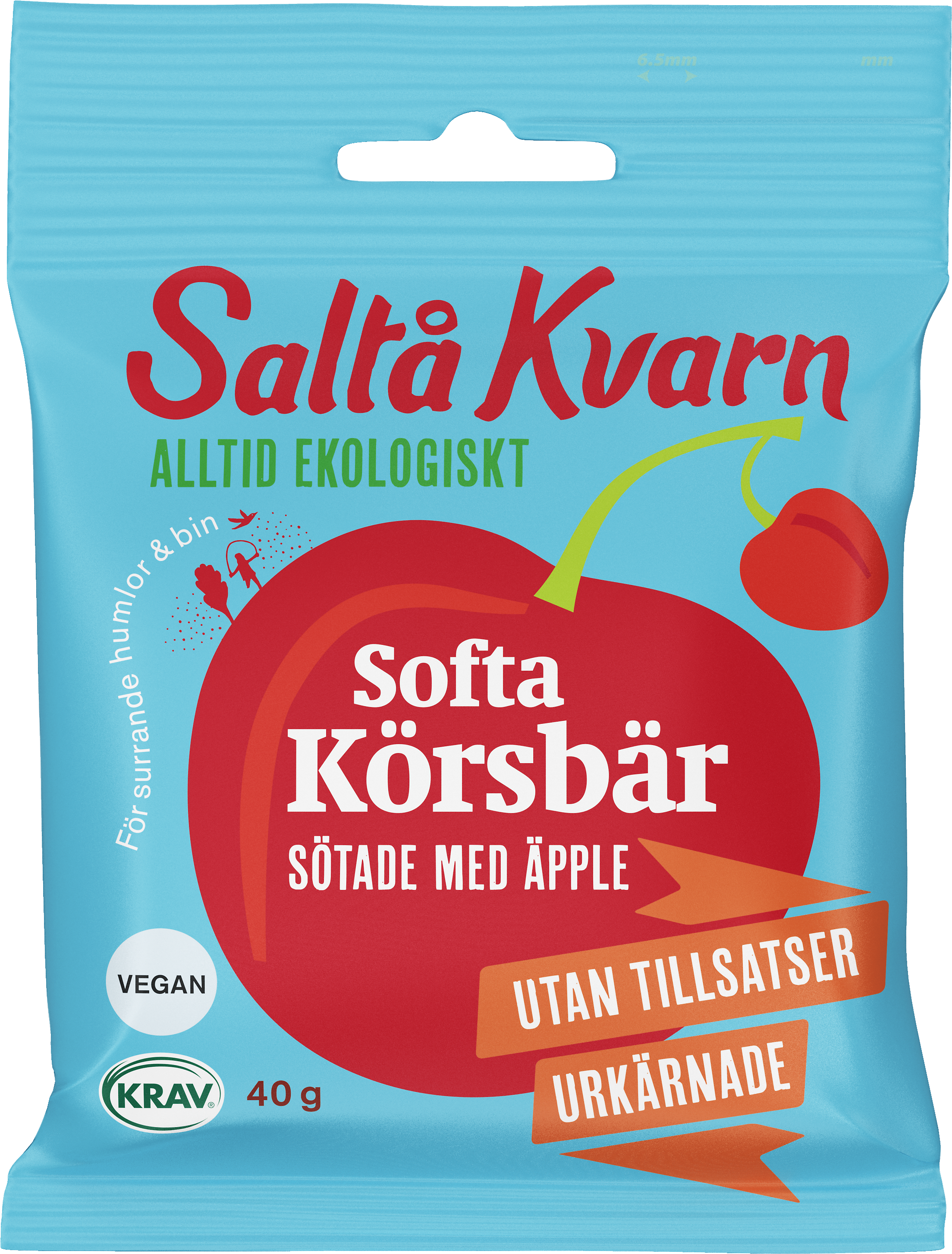 Saltå Kvarn Softa Körsbär 40 g