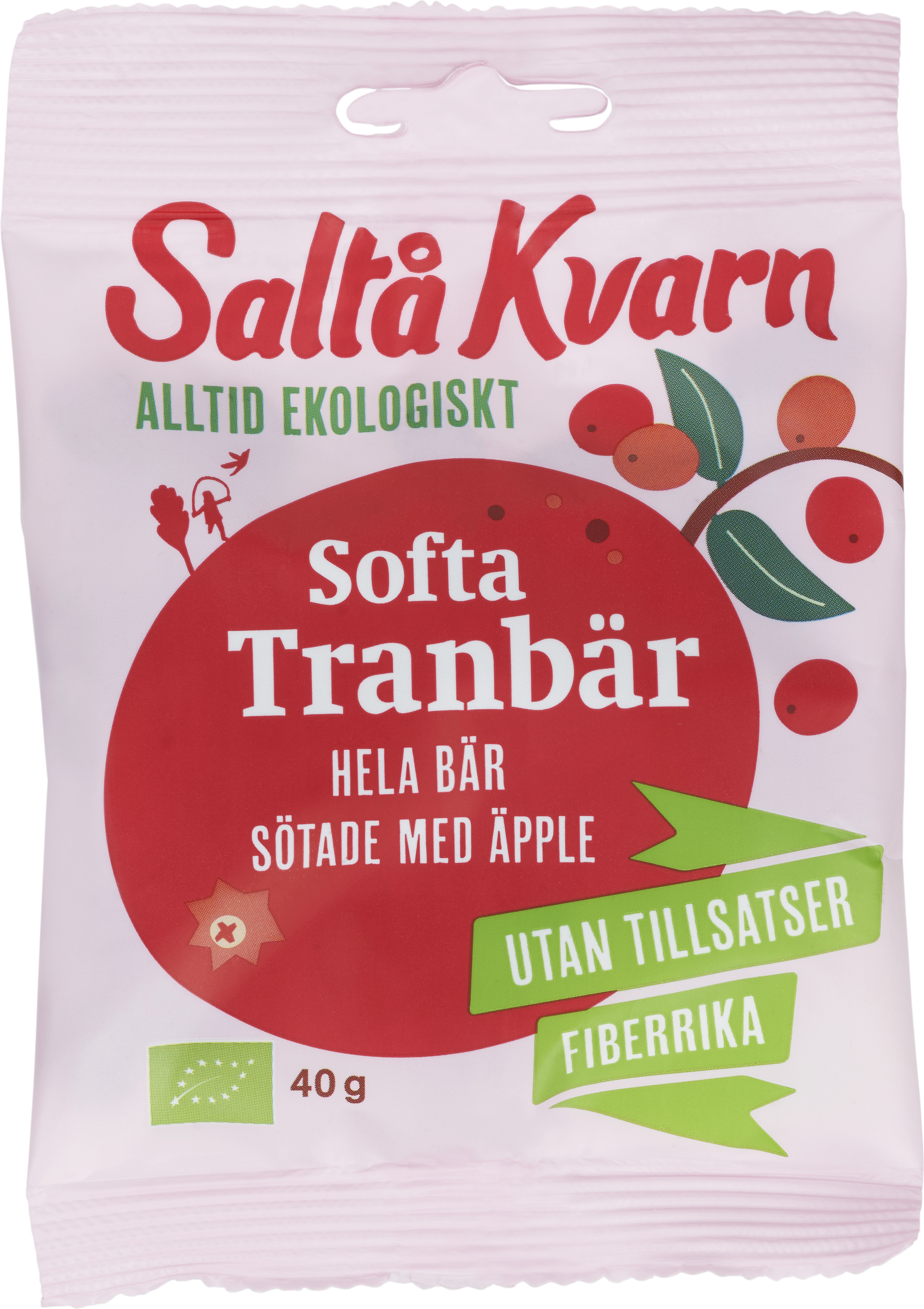 Saltå Kvarn Softa Tranbär 40 g