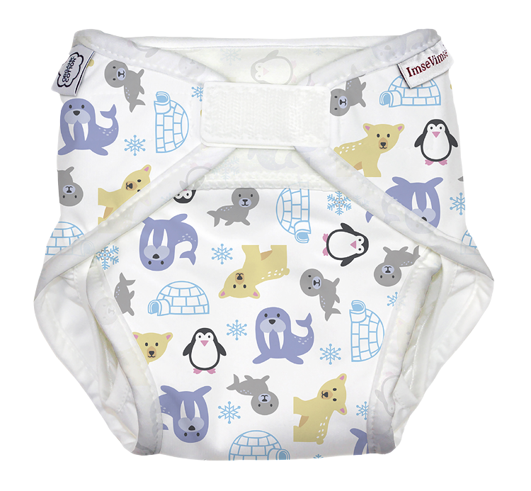 Vimse All-in-One Tygblöja Snowland S 4-8 kg