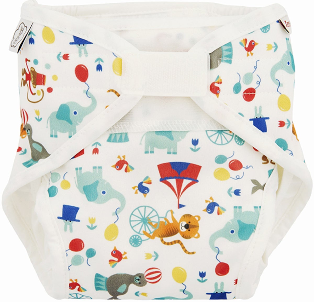 Vimse All-in-One Tygblöja Circus L 11-16 kg