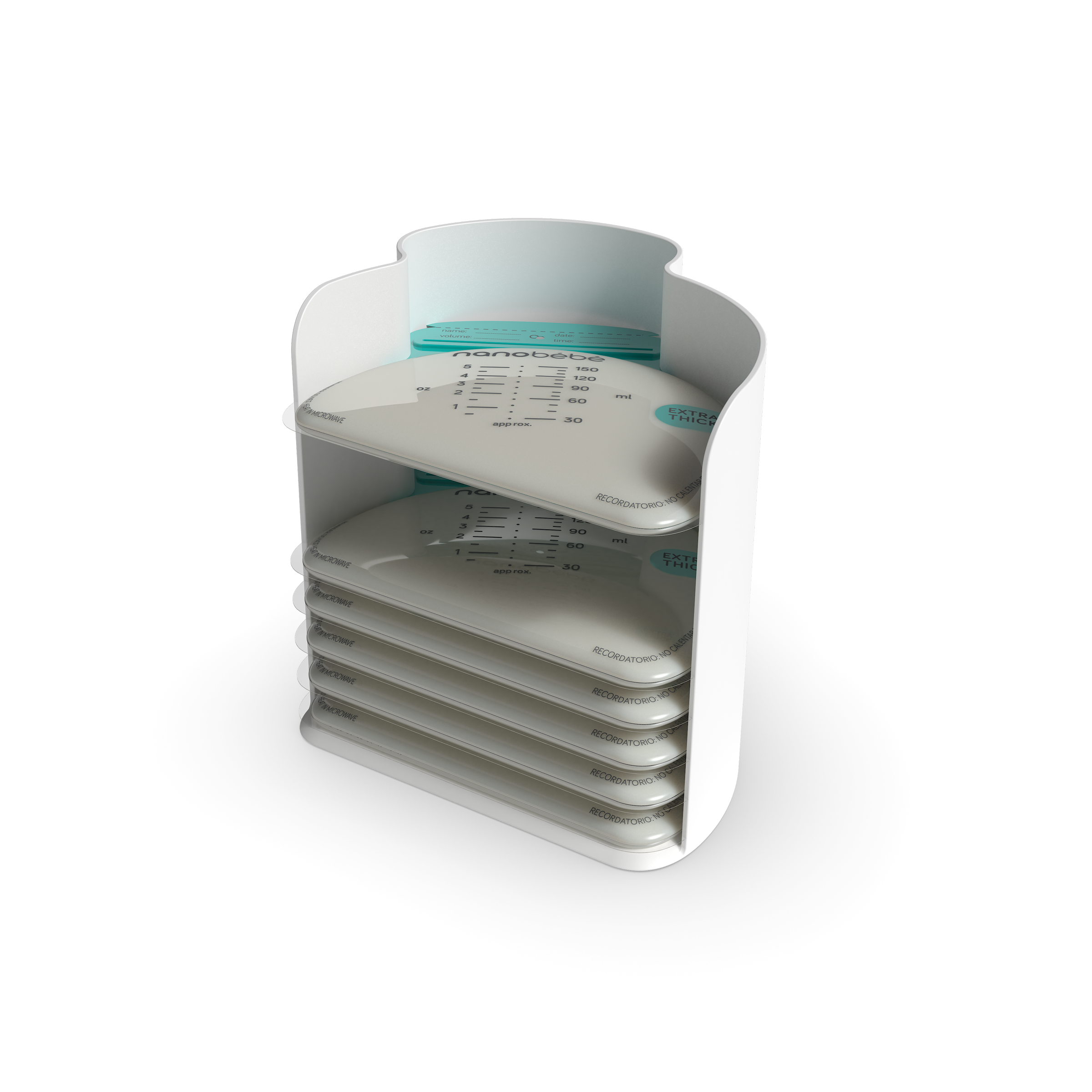 Nanobébé Breastmilk Storage Bags and Organizer 25 st