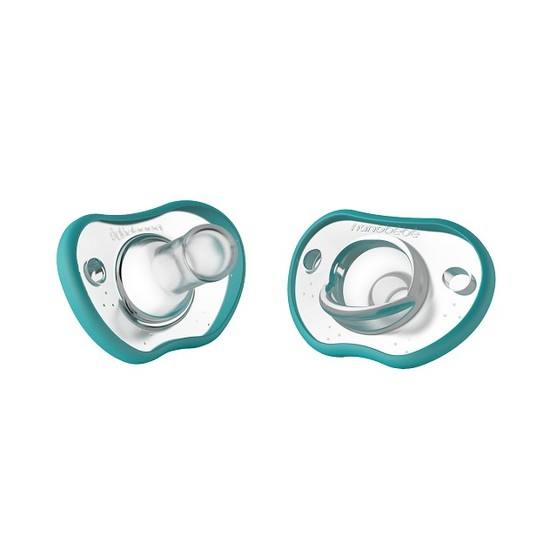 Nanobébé Flexy Soother Turkos 0-3 månader 2 st