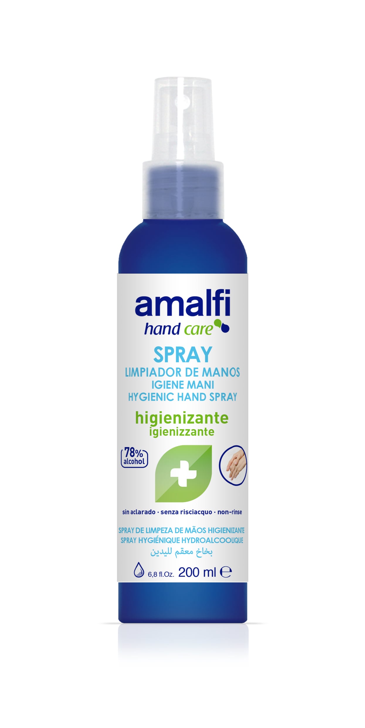 Handdesinfektion 200ml Antibakteriell Spray Amalfi
