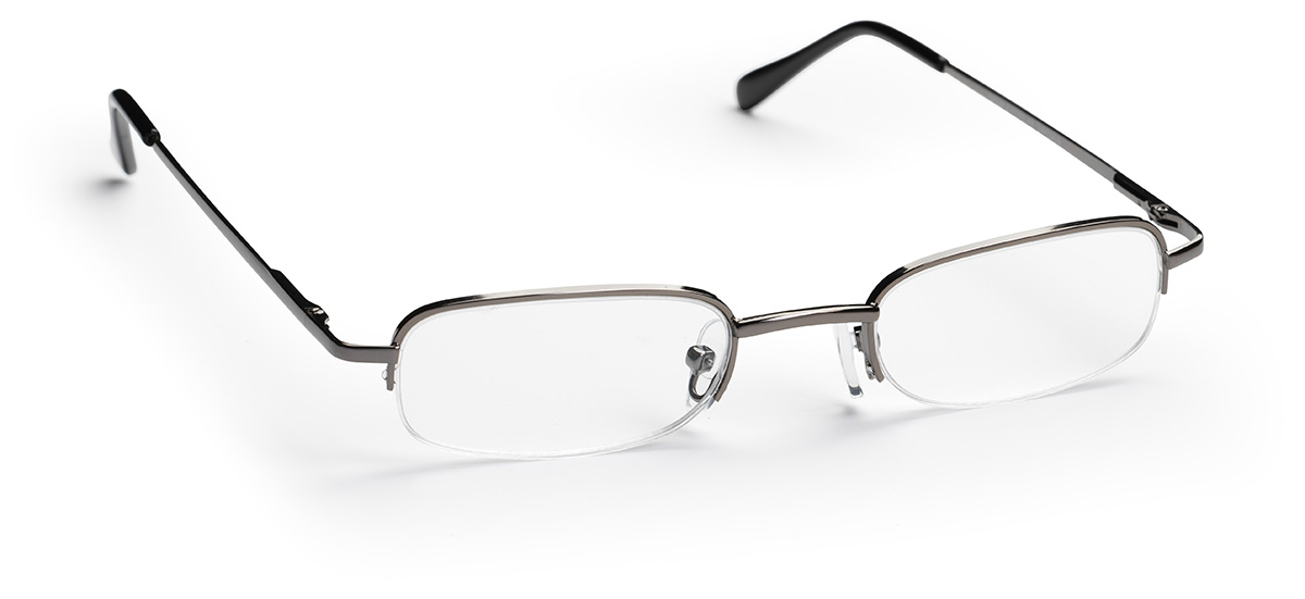 Haga Optik Läsglasögon Lund Silver metal +3,0