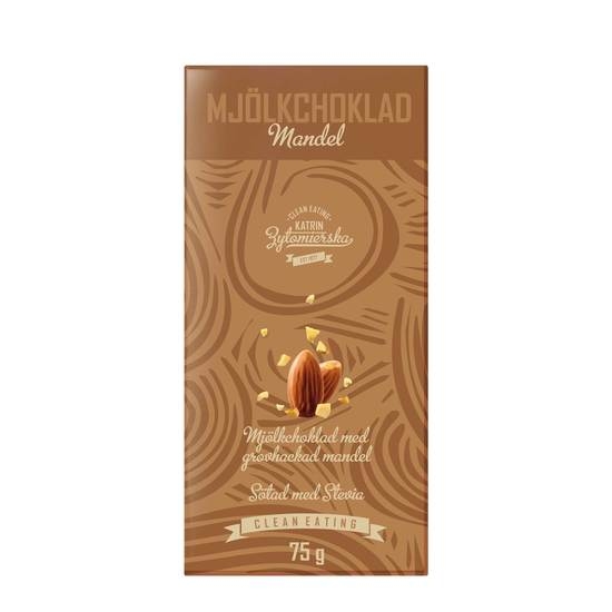 Clean Eating Mjölkchoklad Mandel 75 g