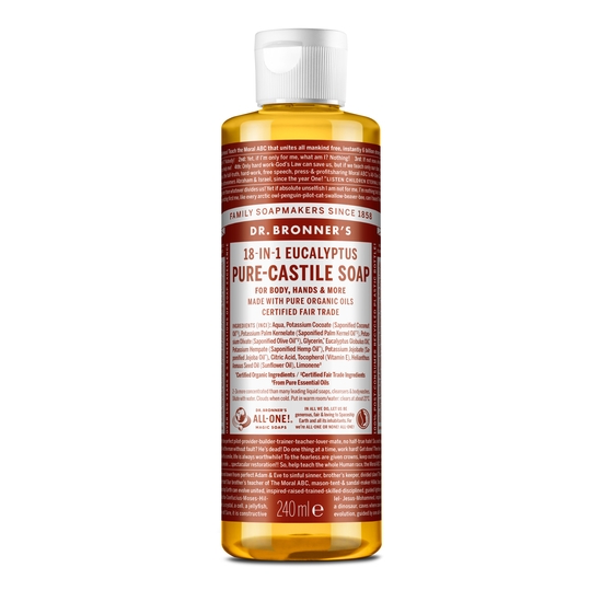 Dr. Bronner's Pure Castile Liquid Soap Eucalyptus 240 ml