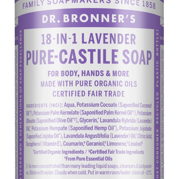 Dr. Bronner’s Magic Soaps Dr. Bronner’s Lavender Liquid Soap 475 ml
