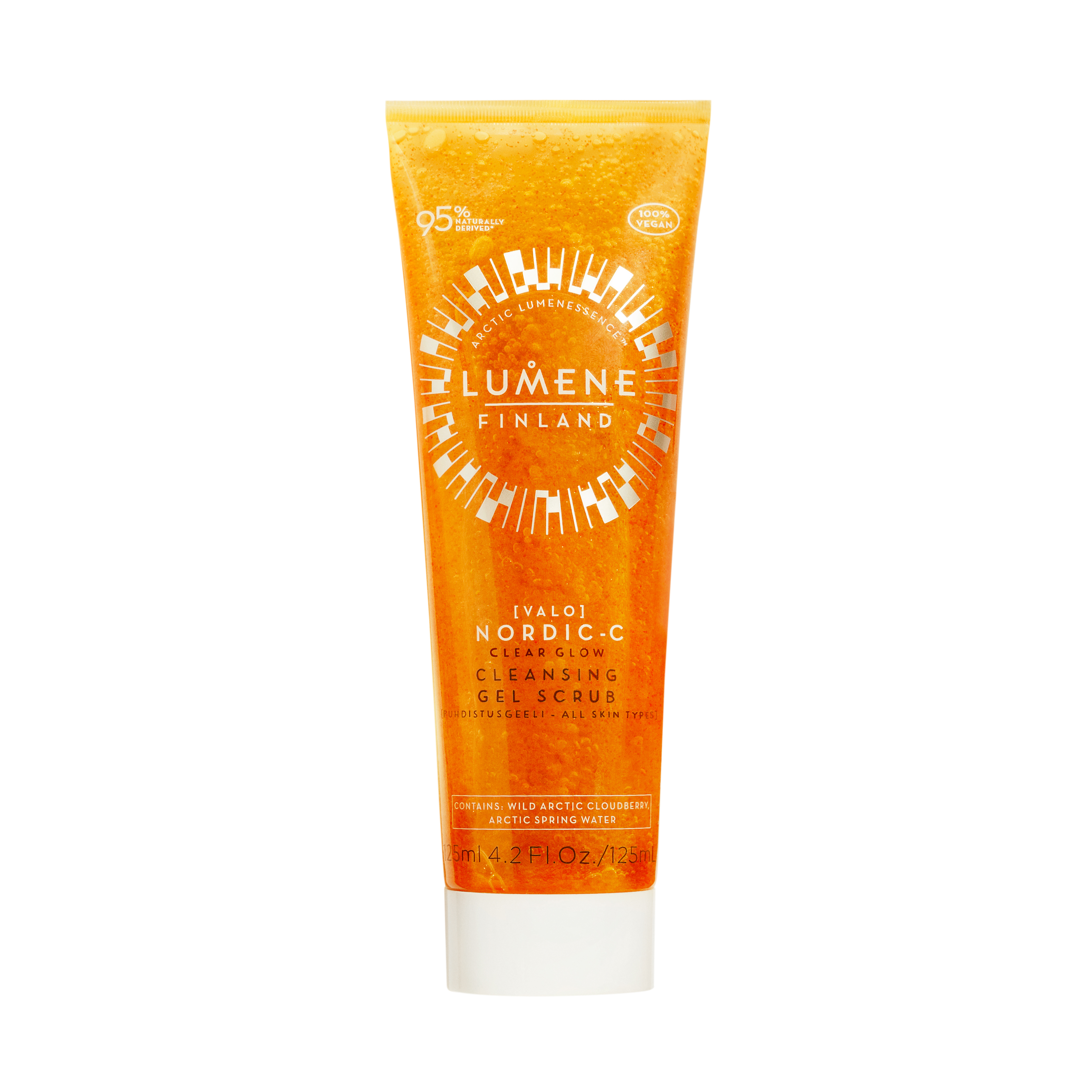 Lumene Valo NORDIC-C Clear Glow Cleansing Gel Scrub 125 ml