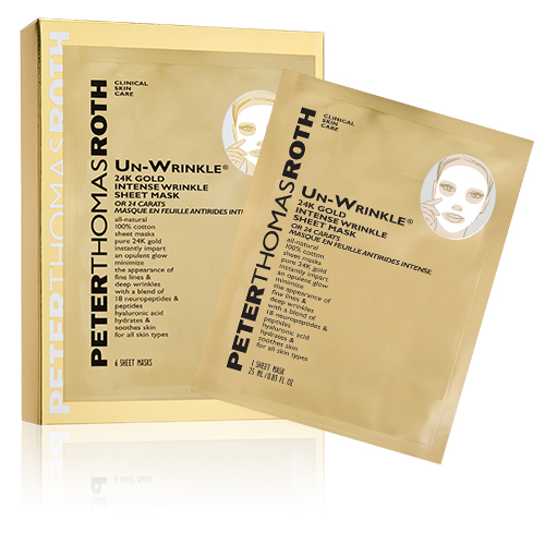 Peter Thomas Roth Un-Wrinkle 24kgold Sheetmask 6 Sheet