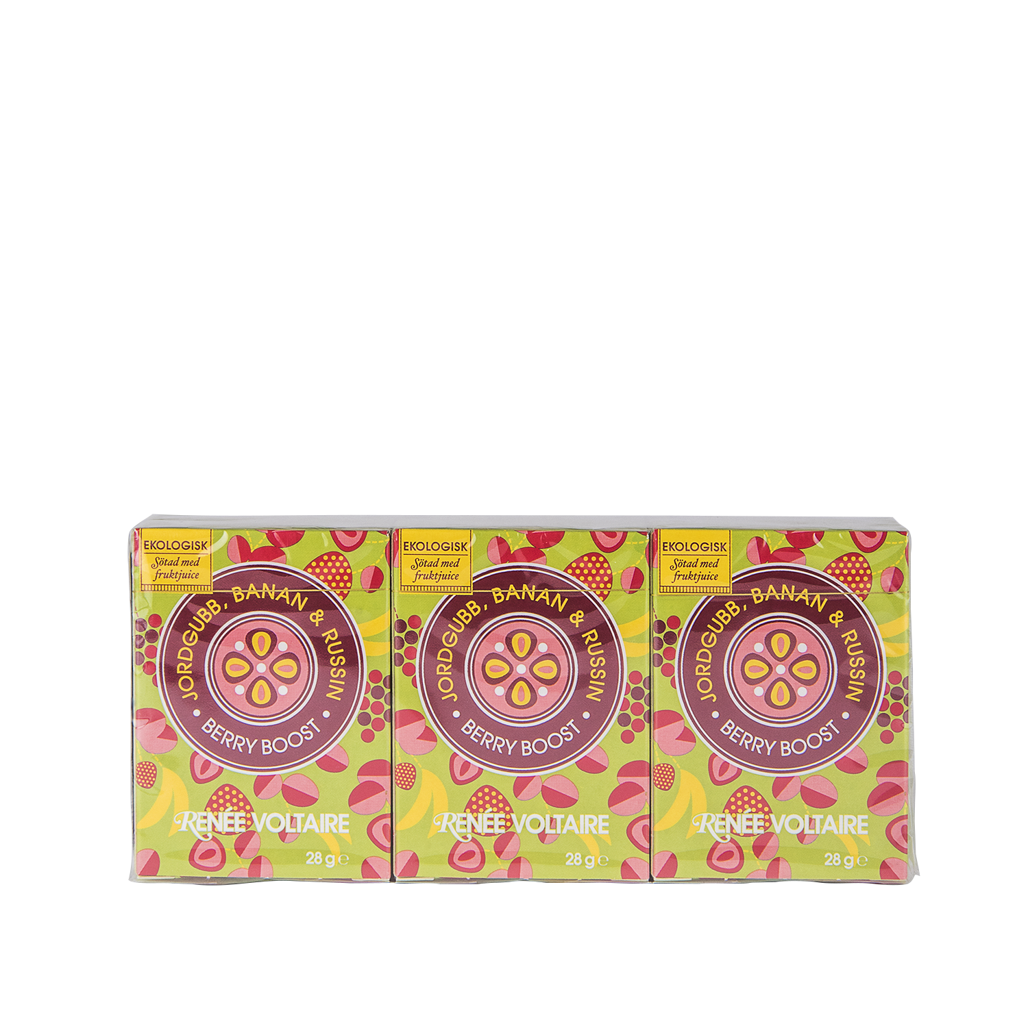 Renée Voltaire Berry Boost Banan, Jordgubb & Russin 6-pack