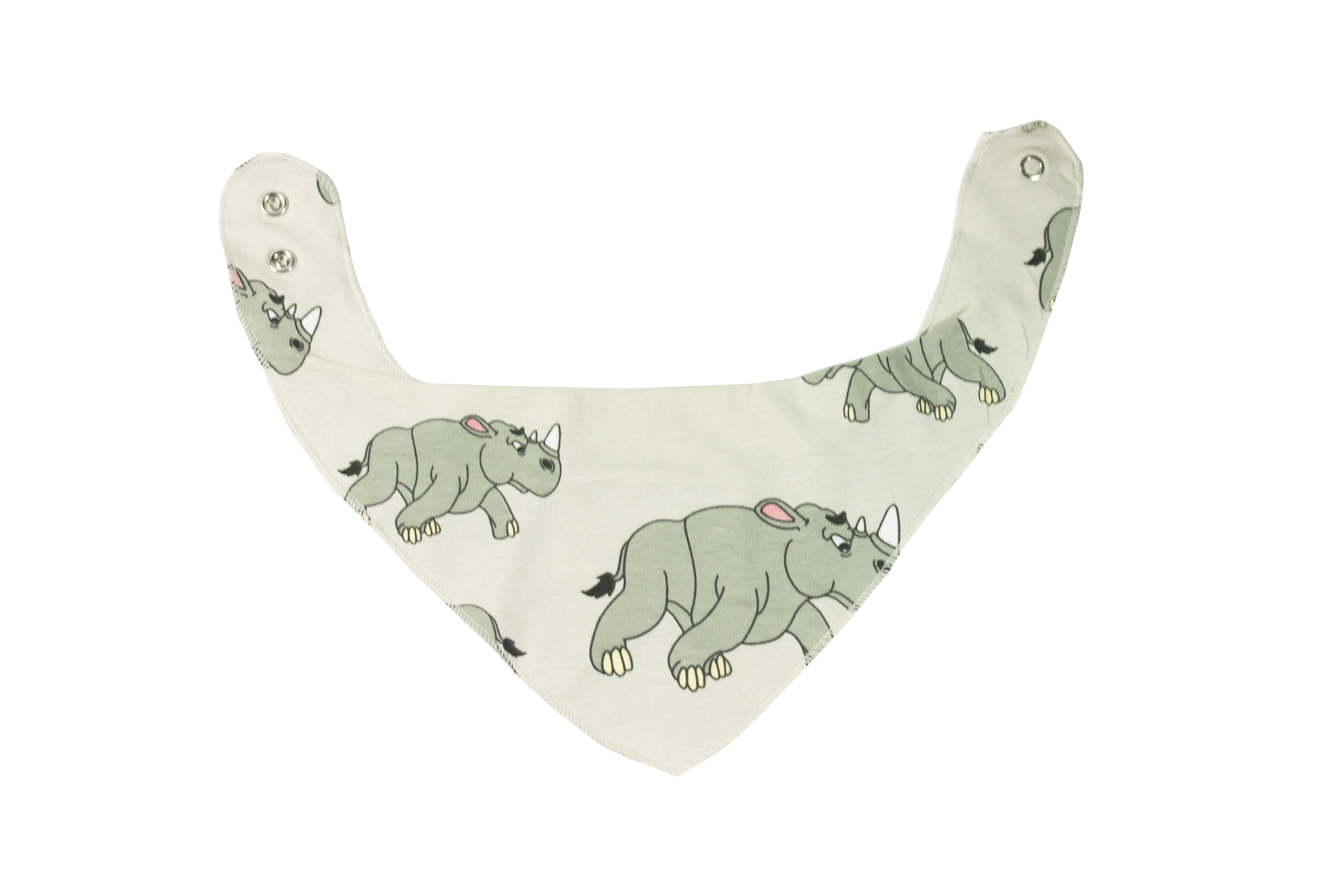 Tao & Friends Baby Bib Noshörningen One Size