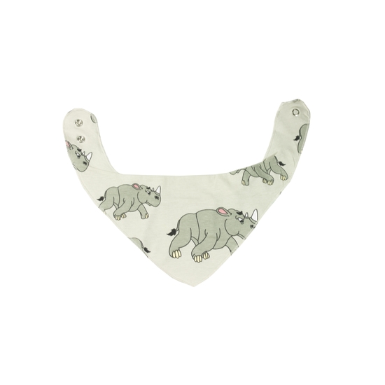 Tao & Friends Baby Bib Noshörningen One Size