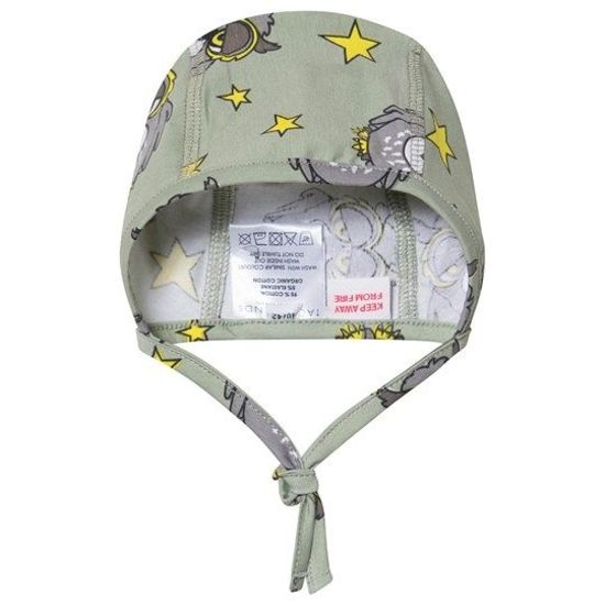 Tao & Friends New born hat multi-animal Ugglan Grön