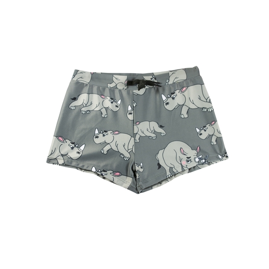 Tao & Friends Swim trunks multi-animal Noshörningen Mörkgrå 80/86 cm
