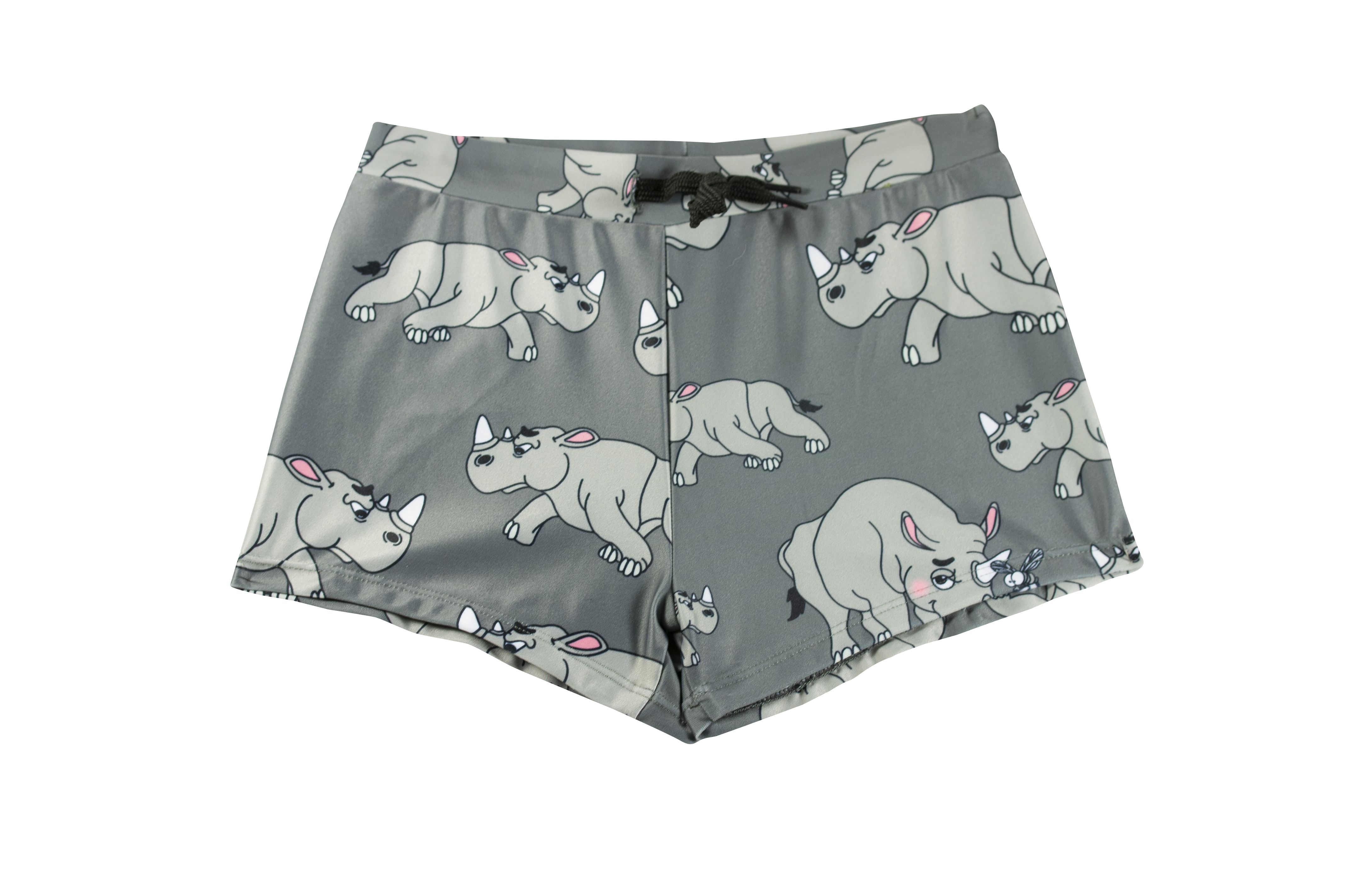 Tao & Friends Swim trunks multi-animal Noshörningen Mörkgrå 104/110 cm