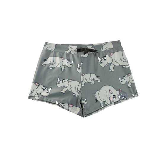 Tao & Friends Swim trunks multi-animal Noshörningen Mörkgrå 104/110 cm