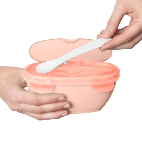 Skip Hop Easy-Serve Skål&Sked Korall
