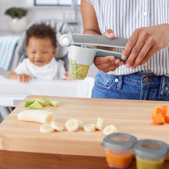 Skip Hop Easy-Prep Matpress Set Grå