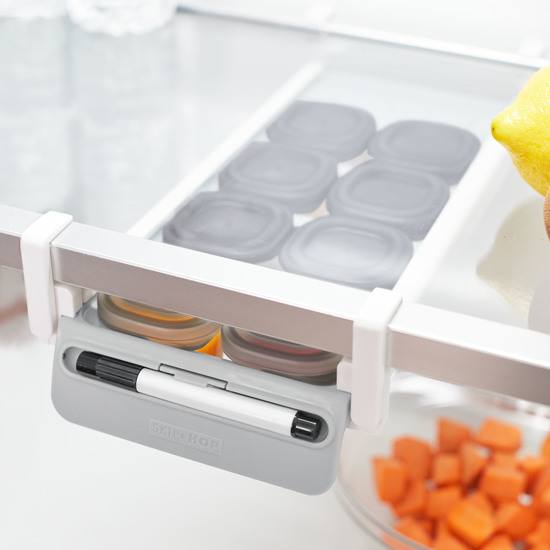 Skip Hop Easy-Store Förvaringsbricka med hållare Grå