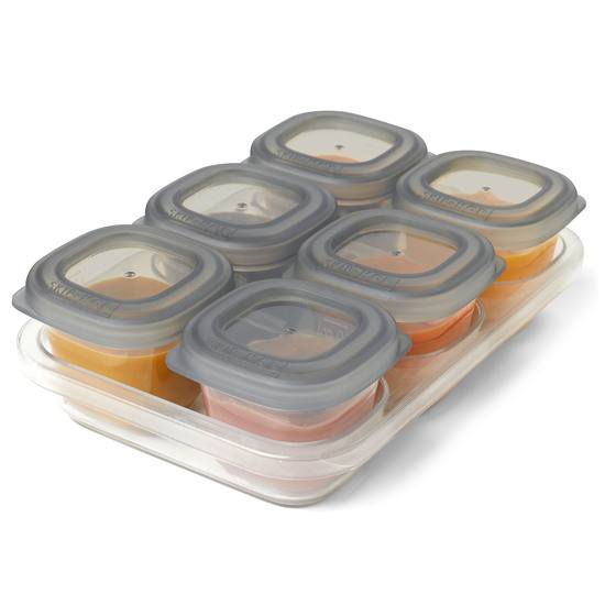 Skip Hop Easy-Store Förvaringsburkar Grå 60 ml