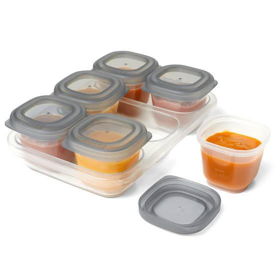 Skip Hop Easy-Store Förvaringsburkar Grå 60 ml
